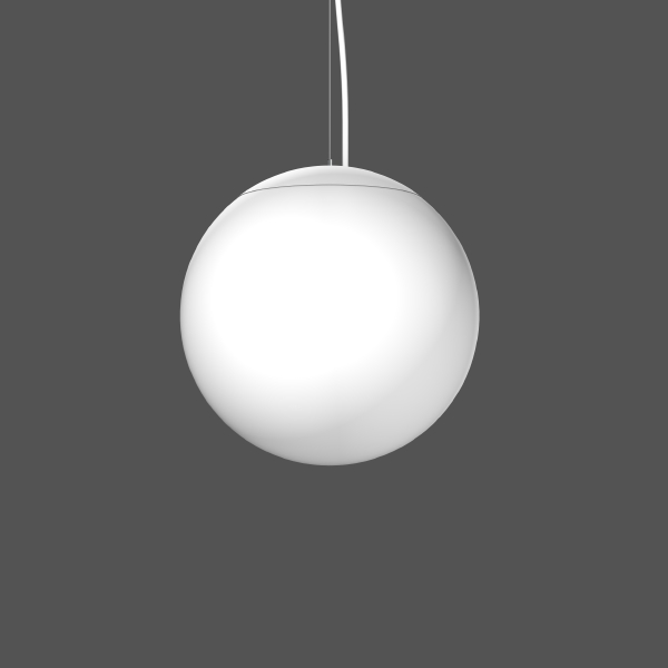 RZB Basic Ball, weiß, on/off Pendelleuchten, D 400 H 400, 90°/90°/90°/90°, Glas opal 311015.002