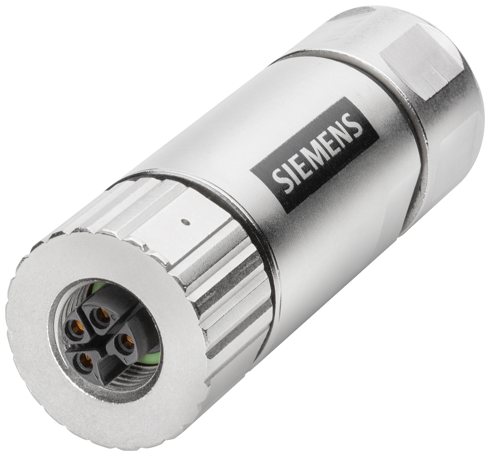 Siemens Power Plug PRO, M12, Cable Connector Pro, Lkodiert 6GK19060EB00